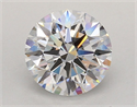 Lab Grown Diamond 2.55 Carats, Round with Ideal Cut, D Color, VVS2 Clarity and Certified by IGI