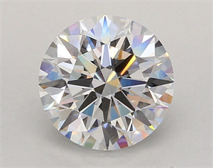 Picture of Lab Grown Diamond 2.55 Carats, Round with Ideal Cut, D Color, VVS2 Clarity and Certified by IGI