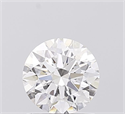 Lab Grown Diamond 1.08 Carats, Round with Ideal Cut, D Color, VVS2 Clarity and Certified by IGI