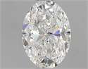 Diamante Natural 0.82 quilates, Ovalado , Color G, claridad VVS2 y certificado GIA