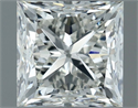 Natural Diamond 0.81 Carats, Princess with  Cut, H Color, VVS1 Clarity and Certified by IGI