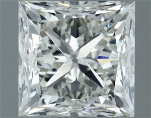 Picture of Natural Diamond 0.81 Carats, Princess with  Cut, H Color, VVS1 Clarity and Certified by IGI