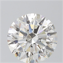 Natural Diamond 3.01 Carats, Round with Excellent Cut, H Color, VS2 Clarity and Certified by IGI