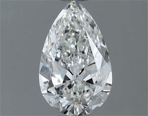 Picture of Natural Diamond 0.50 Carats, Pear with  Cut, H Color, VS1 Clarity and Certified by GIA