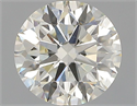 Natural Diamond 1.08 Carats, Round with Excellent Cut, K Color, VS2 Clarity and Certified by GIA