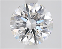 Del inventario de diamantes de laboratorio, 2.55 quilates, Redondo , Color F, claridad VS2 y certificado IGI
