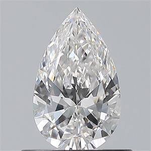 Foto Diamante Natural 0.54 quilates, De pera , Color F, claridad VVS1 y certificado GIA de