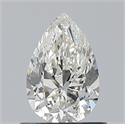 Natural Diamond 0.70 Carats, Pear with  Cut, H Color, VS1 Clarity and Certified by GIA