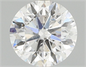 Natural Diamond 0.70 Carats, Round with Very Good Cut, F Color, I1 Clarity and Certified by GIA