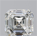Natural Diamond 1.52 Carats, Asscher with  Cut, J Color, VVS1 Clarity and Certified by GIA