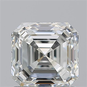 Picture of Natural Diamond 1.52 Carats, Asscher with  Cut, J Color, VVS1 Clarity and Certified by GIA