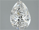 Diamante Natural 2.01 quilates, De pera , Color E, claridad VVS1 y certificado GIA