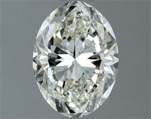 Picture of Natural Diamond 1.22 Carats, Oval with  Cut, I Color, VVS1 Clarity and Certified by IGI