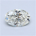 Diamante Natural 0.79 quilates, Ovalado , Color I, claridad SI2 y certificado GIA