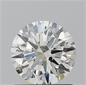 Natural Diamond 1.05 Carats, Round with Excellent Cut, I Color, I1 Clarity and Certified by GIA