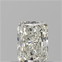 Natural Diamond 0.50 Carats, Radiant with  Cut, J Color, VVS1 Clarity and Certified by GIA