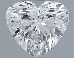 Picture of Natural Diamond 0.50 Carats, Heart with  Cut, F Color, VS2 Clarity and Certified by GIA