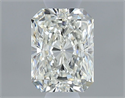 Natural Diamond 0.53 Carats, Radiant with  Cut, I Color, IF Clarity and Certified by GIA