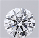 Lab Grown Diamond 1.52 Carats, Round with Ideal Cut, D Color, VS1 Clarity and Certified by IGI