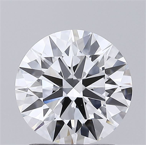 Picture of Lab Grown Diamond 1.52 Carats, Round with Ideal Cut, D Color, VS1 Clarity and Certified by IGI