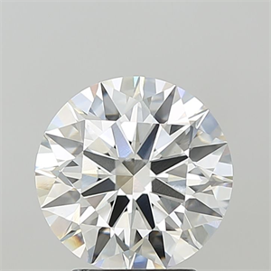 Picture of Lab Grown Diamond 3.05 Carats, Round with Ideal Cut, F Color, VVS2 Clarity and Certified by IGI