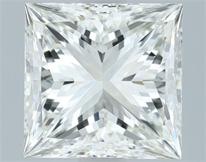 Picture of Natural Diamond 2.01 Carats, Princess with  Cut, I Color, VVS1 Clarity and Certified by IGI