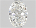 Diamante Natural 0.52 quilates, Ovalado , Color F, claridad VVS1 y certificado GIA