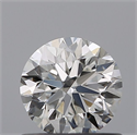 Natural Diamond 0.70 Carats, Round with Very Good Cut, F Color, VVS1 Clarity and Certified by GIA
