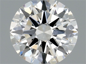 Foto Diamante Natural 0.40 quilates, Redondo , Color F, claridad SI1 y certificado GIA de