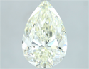 Natural Diamond 3.02 Carats, Pear with  Cut, J Color, SI1 Clarity and Certified by IGI