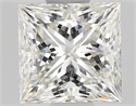Natural Diamond 0.73 Carats, Princess with  Cut, I Color, VVS1 Clarity and Certified by GIA