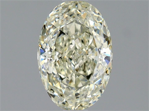 Picture of Natural Diamond 1.01 Carats, Oval with  Cut, L Color, SI2 Clarity and Certified by GIA