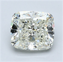 Diamante Natural 2.01 quilates, Del cojín , Color L, claridad SI2 y certificado GIA
