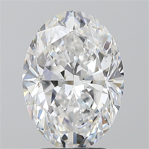 Picture of Natural Diamond 3.51 Carats, Oval with  Cut, D Color, SI1 Clarity and Certified by GIA
