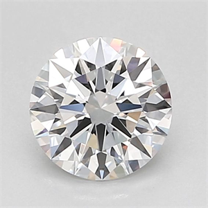 Picture of Lab Grown Diamond 1.04 Carats, Round with Ideal Cut, D Color, VVS2 Clarity and Certified by IGI