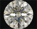 Diamante Natural 0.90 quilates, Redondo , Color K, claridad VVS1 y certificado HRD