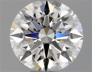 Foto Diamante Natural 0.41 quilates, Redondo , Color F, claridad SI1 y certificado GIA de