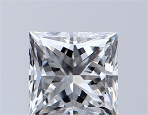 Picture of Natural Diamond 0.30 Carats, Princess with  Cut, D Color, VVS2 Clarity and Certified by GIA