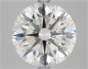 Diamante Natural 5.46 quilates, Redondo , Color D, claridad IF y certificado HRD