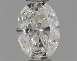 Picture of Natural Diamond 0.31 Carats, Oval with  Cut, G Color, SI2 Clarity and Certified by IGI