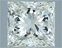 Natural Diamond 5.03 Carats, Princess with  Cut, I Color, SI1 Clarity and Certified by IGI