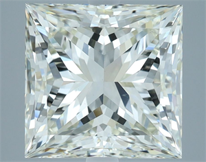 Picture of Natural Diamond 5.03 Carats, Princess with  Cut, I Color, SI1 Clarity and Certified by IGI