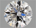 Natural Diamond 0.80 Carats, Round with Excellent Cut, H Color, SI2 Clarity and Certified by GIA