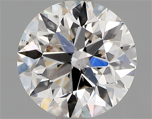 Foto Diamante Natural 0.80 quilates, Redondo , Color H, claridad SI2 y certificado GIA de