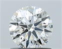 Natural Diamond 0.80 Carats, Round with Excellent Cut, H Color, VS1 Clarity and Certified by GIA