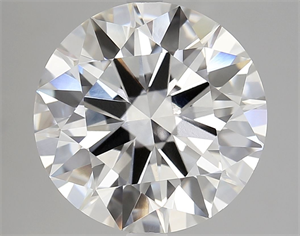 Picture of Lab Grown Diamond 7.04 Carats, Round with Ideal Cut, F Color, VVS2 Clarity and Certified by IGI