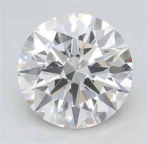 Picture of Lab Grown Diamond 4.14 Carats, Round with Ideal Cut, D Color, VVS2 Clarity and Certified by IGI