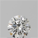 Natural Diamond 0.53 Carats, Round with Excellent Cut, H Color, VVS1 Clarity and Certified by GIA