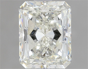 Picture of Natural Diamond 1.50 Carats, Radiant with  Cut, J Color, VS2 Clarity and Certified by GIA
