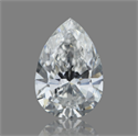 Natural Diamond 0.40 Carats, Pear with  Cut, E Color, SI1 Clarity and Certified by GIA